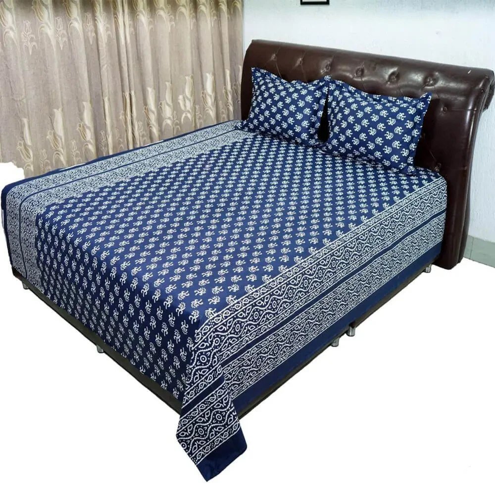 RTP Jaipuri Print Bed Sheet