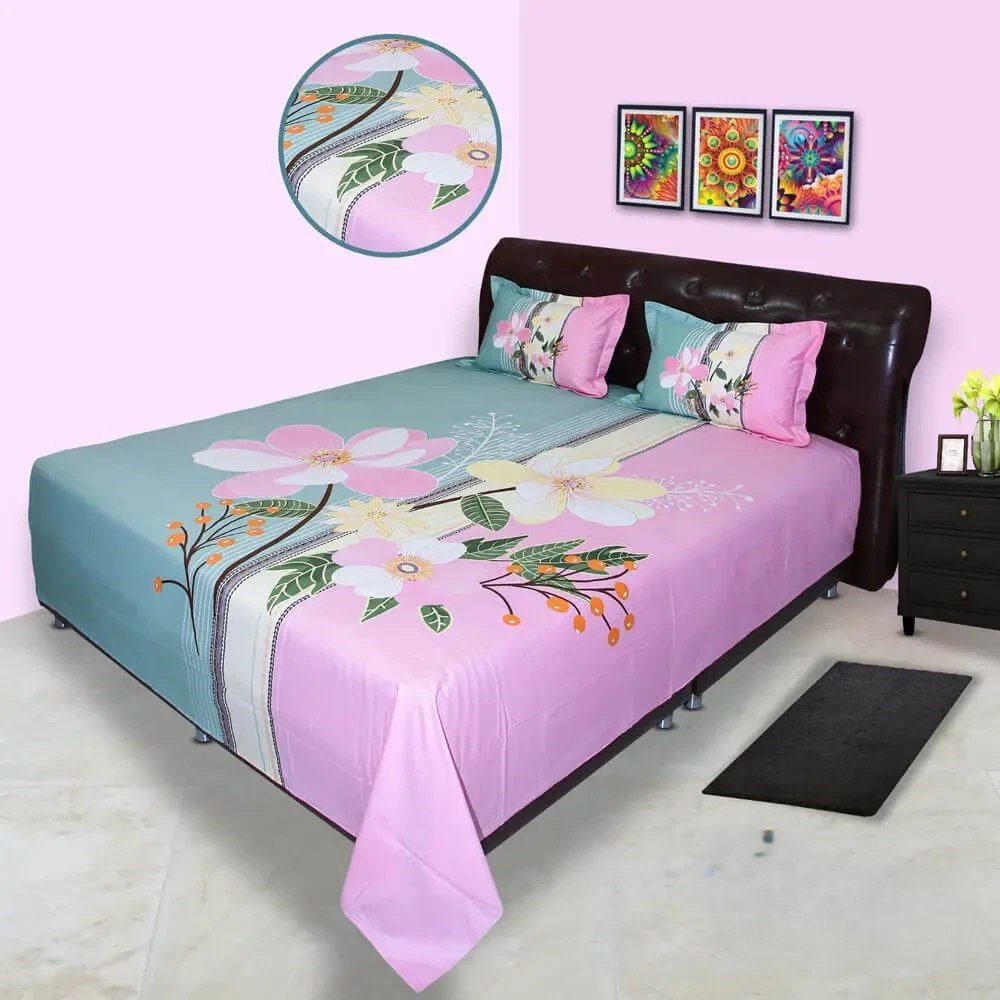 RTP Holthock Pink Bed Sheet
