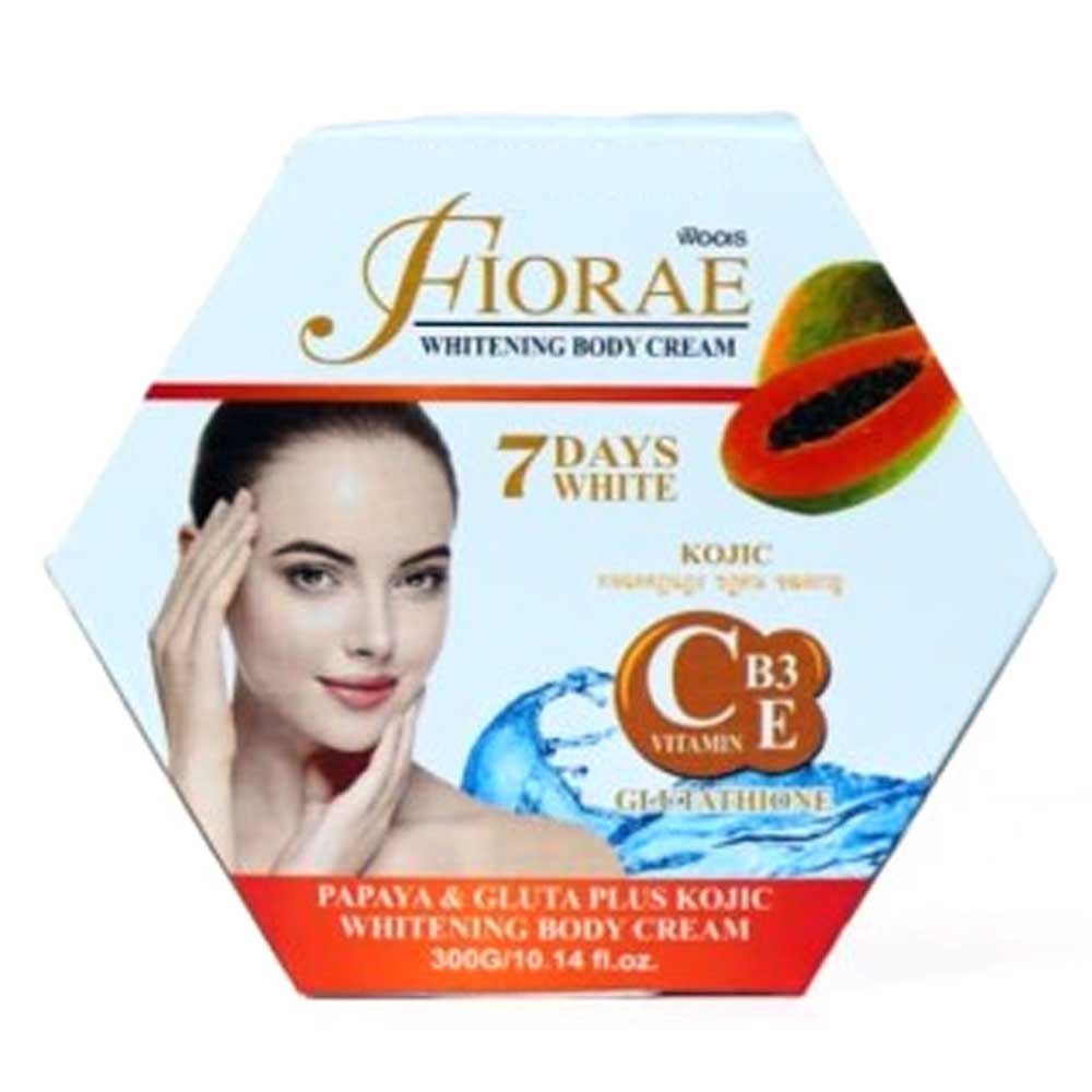 BODY CARE CREAM FIORAE PAPAYA WHITENING BODY WHITENING CREAM 300GM