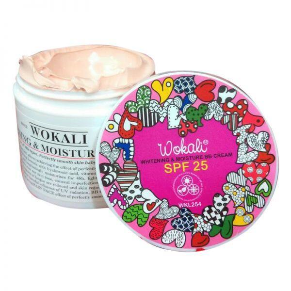 WHITENING CREAM WOKALI WHITENING & MOISTURE BB CREAM SPF 25 WKL254 115GM